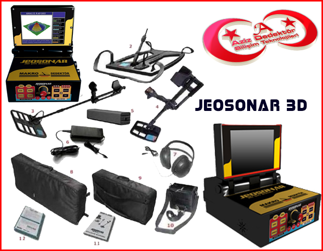 Ekranlı Dedektör Jeosonar 3d